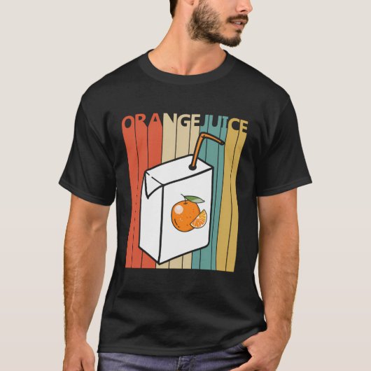 Oranje sap T-shirt (Voorkant)