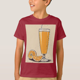 Oranje sap t-shirt