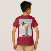 Oranje sap t-shirt (Achterkant volledig)