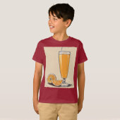 Oranje sap t-shirt (Voorkant volledig)