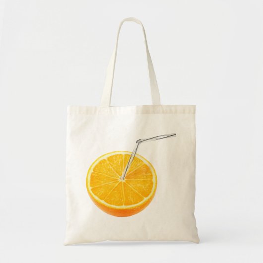 Oranje sap tote bag (Voorkant)