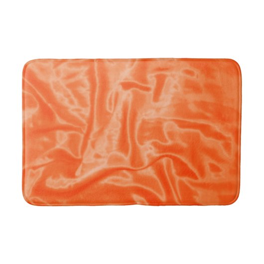 Oranje Satin - Middelgrote Bath Mat (Voorkant)
