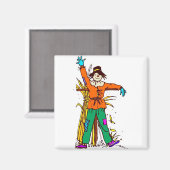 Oranje Scarecrow Magneet (Voorkant / Achterkant)