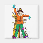 Oranje Scarecrow Magneet (Voorkant)