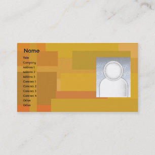 Oranje schaduwen - Bedrijven Visitekaartje