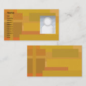 Oranje schaduwen - Bedrijven Visitekaartje (Voorkant / Achterkant)