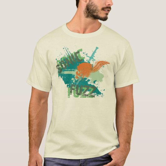 Oranje schedel t-shirt (Voorkant)