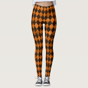 Oranje Schedels en Zonnebloem Serie Design 12 Leggings