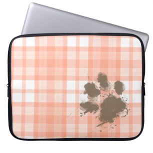 Oranje scheenbeen; Funny Dog Laptop Sleeve