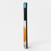 Oranje schelp rechtop in zand Case-Mate iPhone case (Achterkant/links)