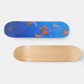 Oranje schelpdierskateboard persoonlijk skateboard (Horizontaal)