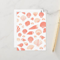 Oranje schelpen | strandoceaan