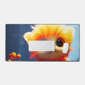 Oranje schepsel bureaumat (Keyboard & Muis)