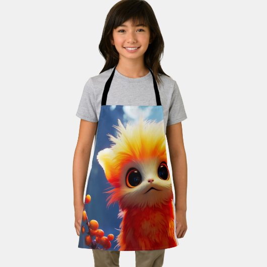 Oranje schepsel schort (Insitu)