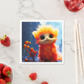 Oranje schepsel servet (Insitu)