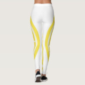 oranje schilderkunst leggings (Achterkant)