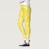 oranje schilderkunst leggings (Links)
