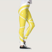 oranje schilderkunst leggings (Rechts)