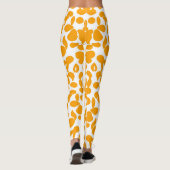 oranje schildpad leggings (Achterkant)
