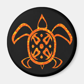 Oranje schildpadmagneten magneet