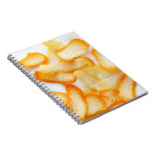 Oranje schillen notitieboek (Rechterzijde)