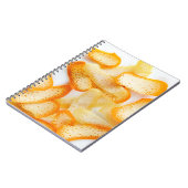 Oranje schillen notitieboek (Linkerzijde)