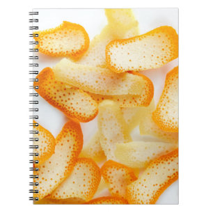 Oranje schillen notitieboek