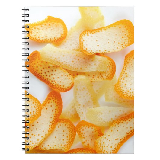 Oranje schillen notitieboek (Voorkant)