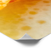 Oranje schillen poster (Hoek)