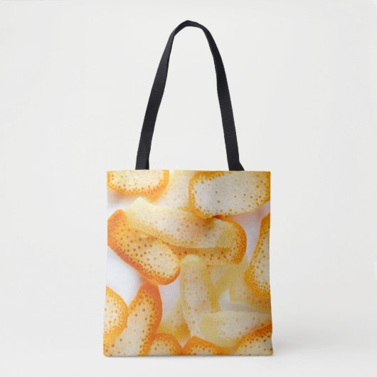 Oranje schillen tote bag (Voorkant)