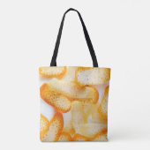 Oranje schillen tote bag (Achterkant)