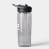 Oranje schoolclubteam kleurt voetballer waterfles (Rechts)