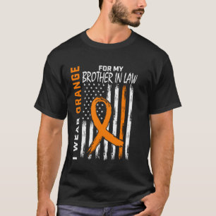 Oranje Schoonbroer Multiple Sclerose Bewustzijn T-shirt