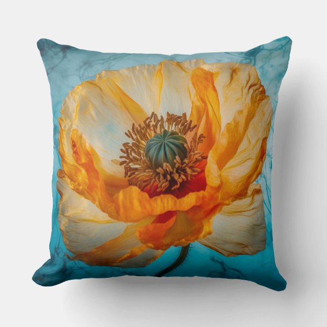 Oranje schoonheid kussen (Voorkant)