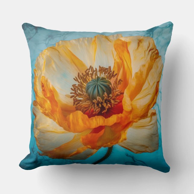 Oranje schoonheid kussen (Voorkant)