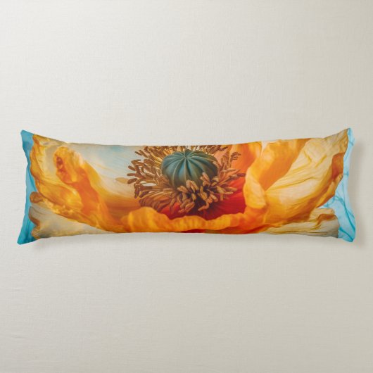 Oranje schoonheid lichaamskussen (Voorkant)