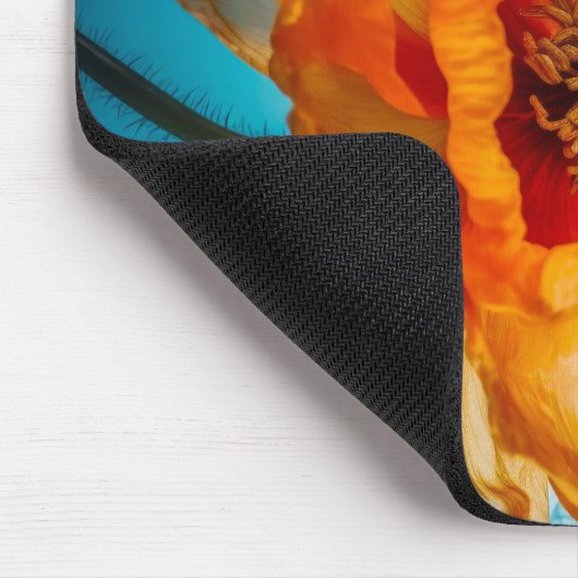 Oranje schoonheid muismat (Hoek)