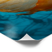 Oranje schoonheid perfect poster (Hoek)