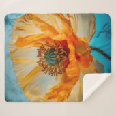 Oranje schoonheid sherpa deken (Voorkant (horizontaal))