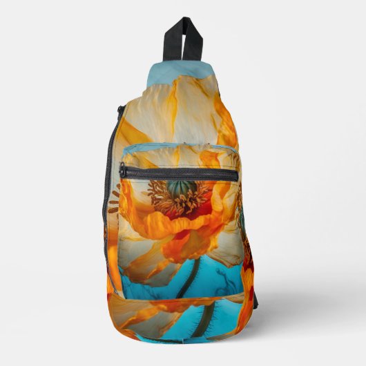 Oranje schoonheid sling bag (Voorkant)