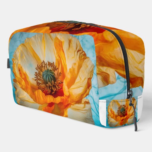 Oranje schoonheid toilettasje (Rechterhoek)