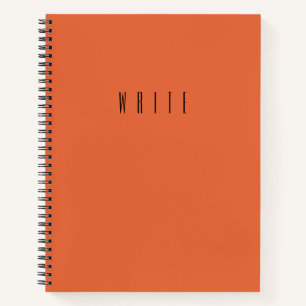 Oranje schrijfwijze notitieboek