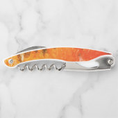 Oranje schroef kurkentrekker (Achterkant)