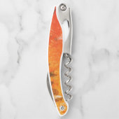 Oranje schroef kurkentrekker (Achterkant)