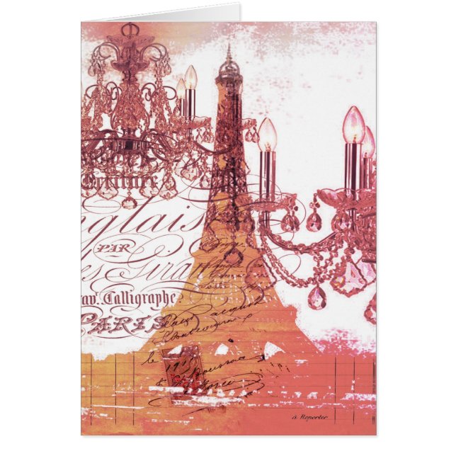 oranje scriptkroonkroes parijs eiffeltoren (Voorkant)