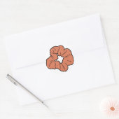 Oranje Scrunchie Sticker (Envelop)