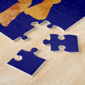 Oranje SCUBA-schijf verbrand Legpuzzel (Zijkant)