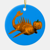 Oranje Seadragon Keramisch Ornament (Voorkant)