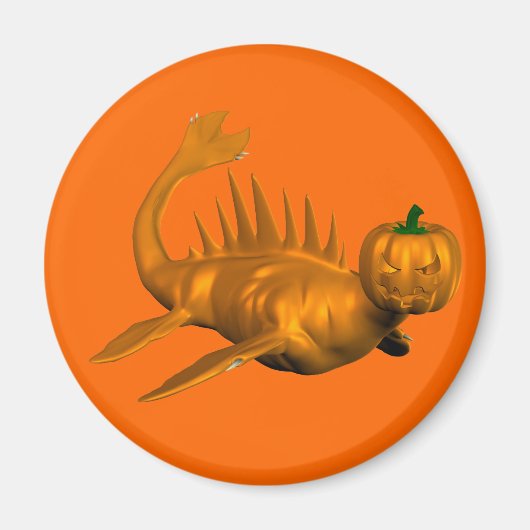 Oranje Seadragon Magneet (Voorkant)