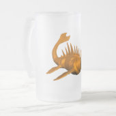 Oranje Seadragon Matglas Bierpul (Voorkant links)